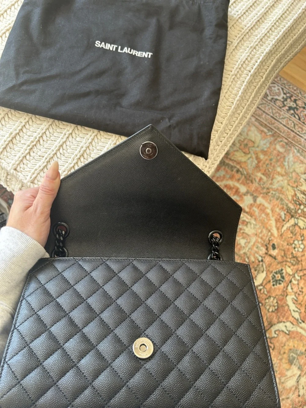 Saint Laurent Medium Envelope Chain Bag - Picture 7 of 11